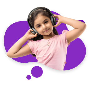 kid listening audio